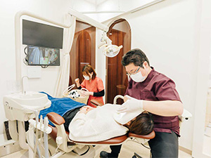 小児歯科では大変めずらしい、全室個室の歯科医院です